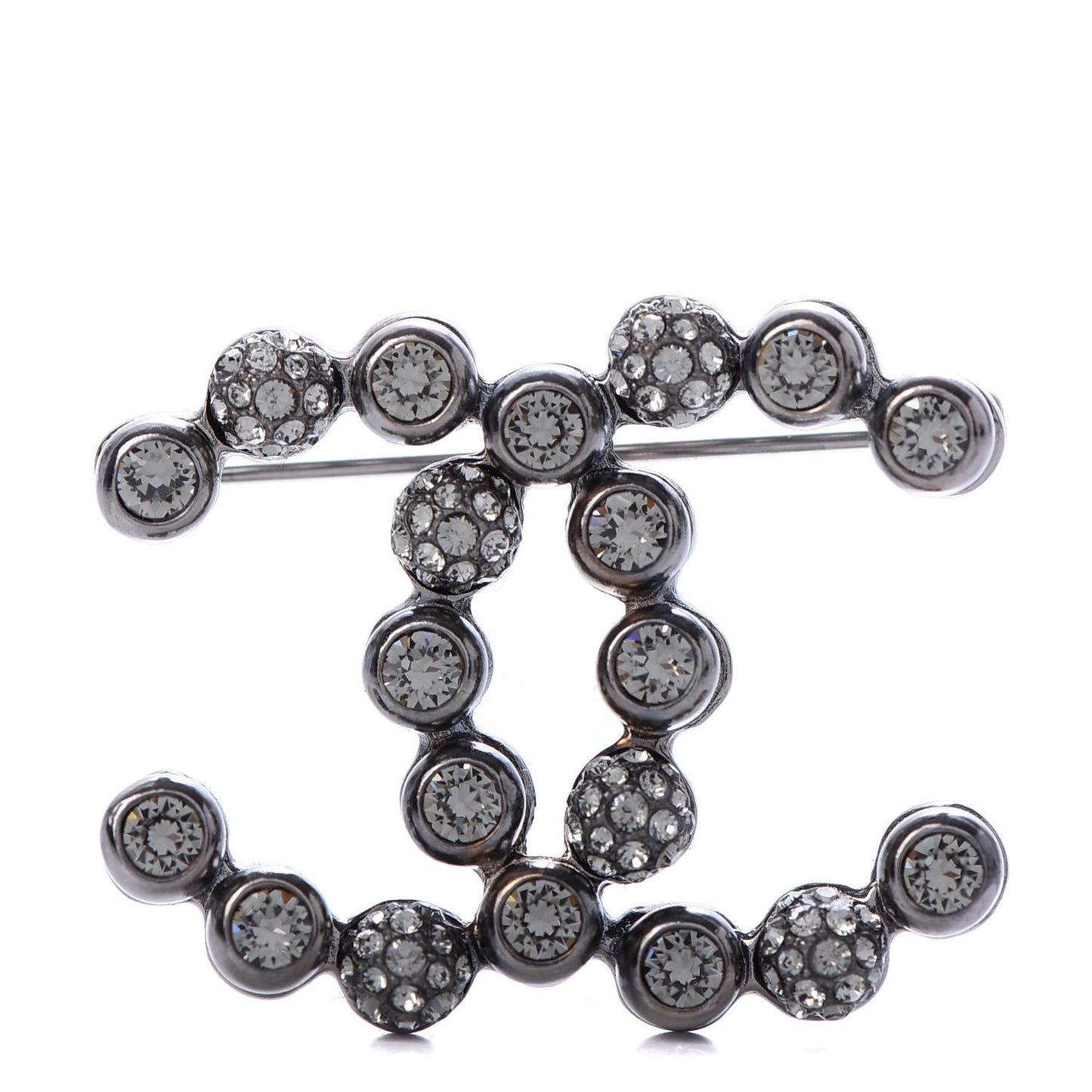 Ruthenium Crystal CC Brooch