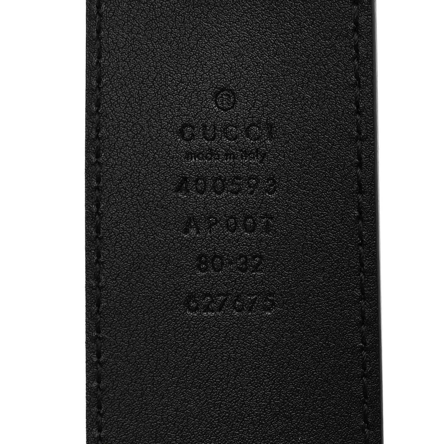 Calfskin Double G 40mm Belt 80 32 Black