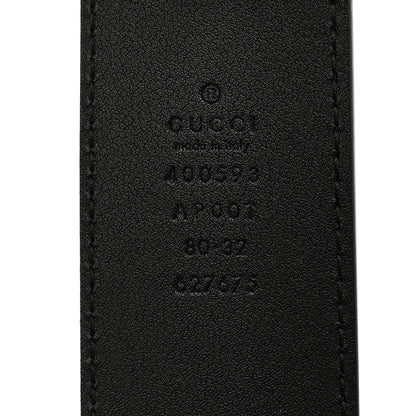 Gucci Calfskin Double G 40mm Belt 80 32 Black 3 of 6