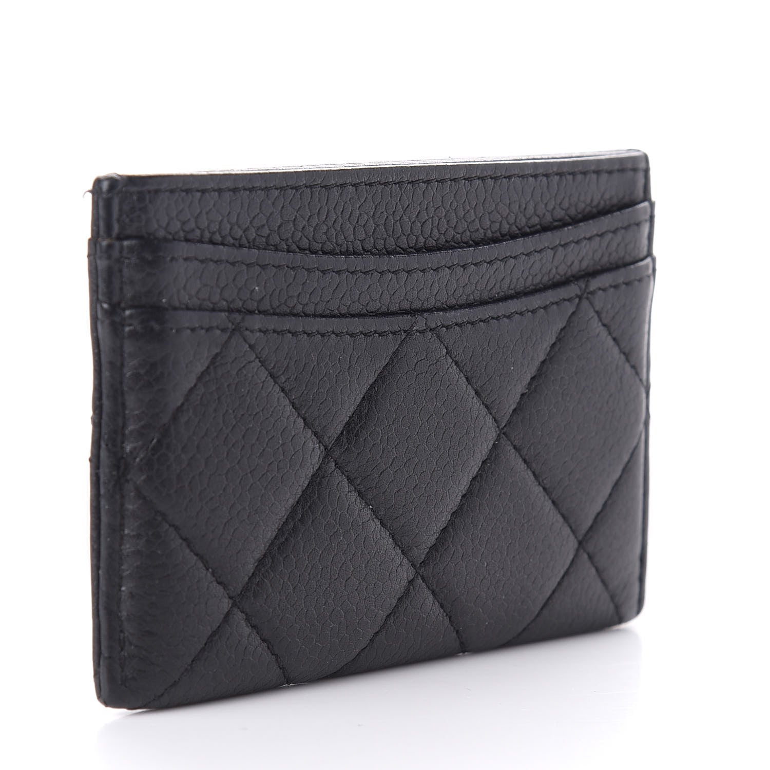 Chanel Caviar Quilted Card Holder Black 3 of 10