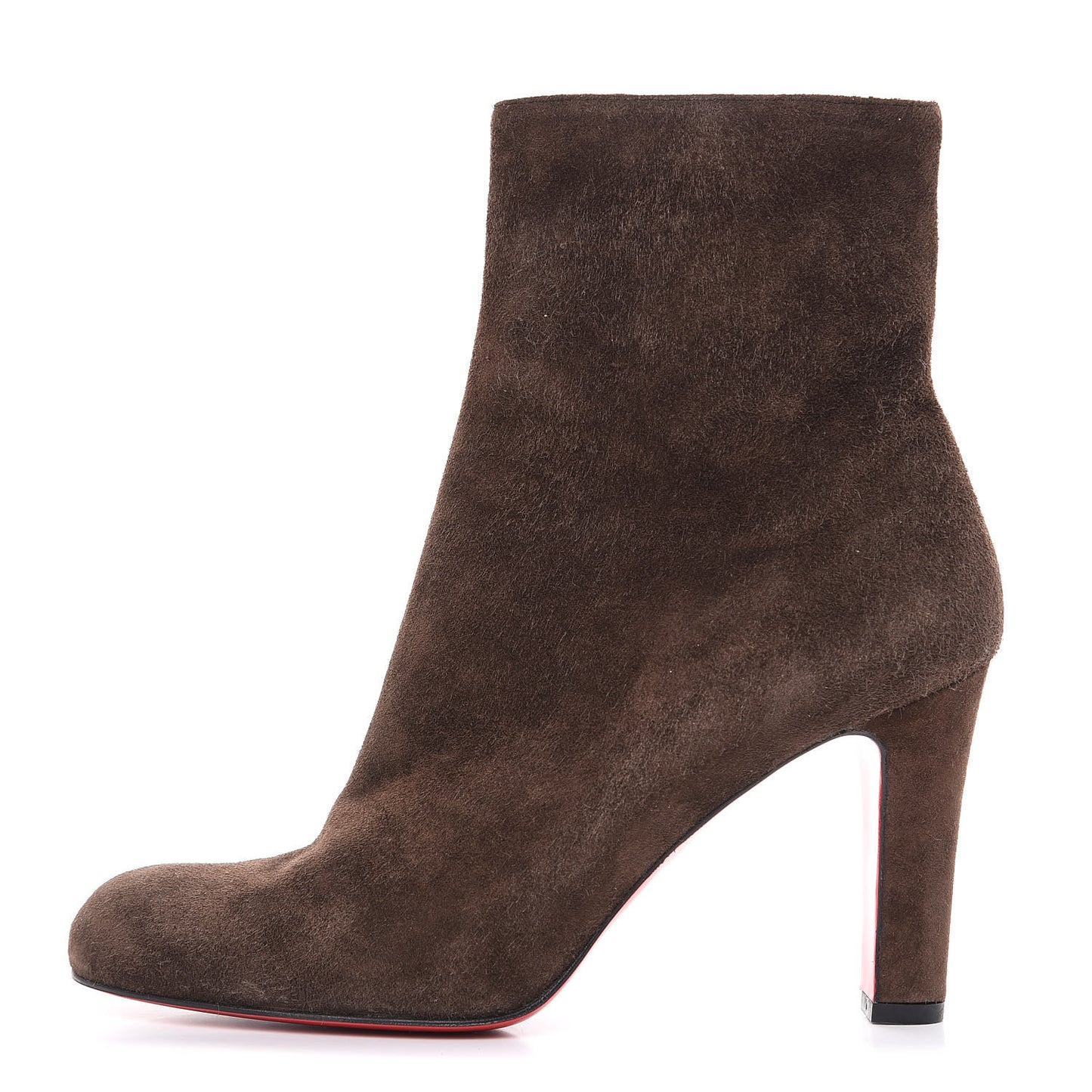 Veau Velours Miss Tack Booty 85 Ankle Boots 38 Coffee