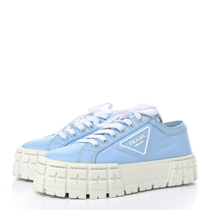 Prada Re-Nylon Gabardine Triangle Logo Double Wheel 50mm Sneakers 40 Cielo 3 of 9