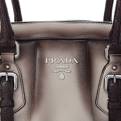 Prada Cervo Lux Bowler Bag Brown 16 of 16