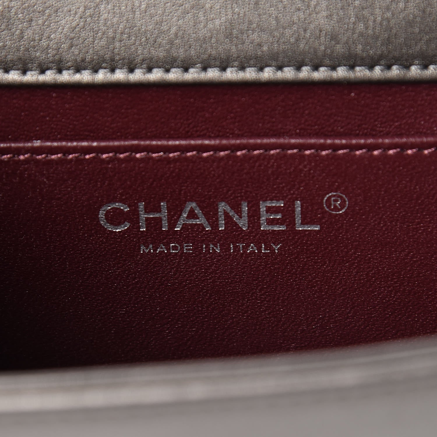 Chanel Metallic Calfskin Mini Propeller Flap Charcoal 6 of 13
