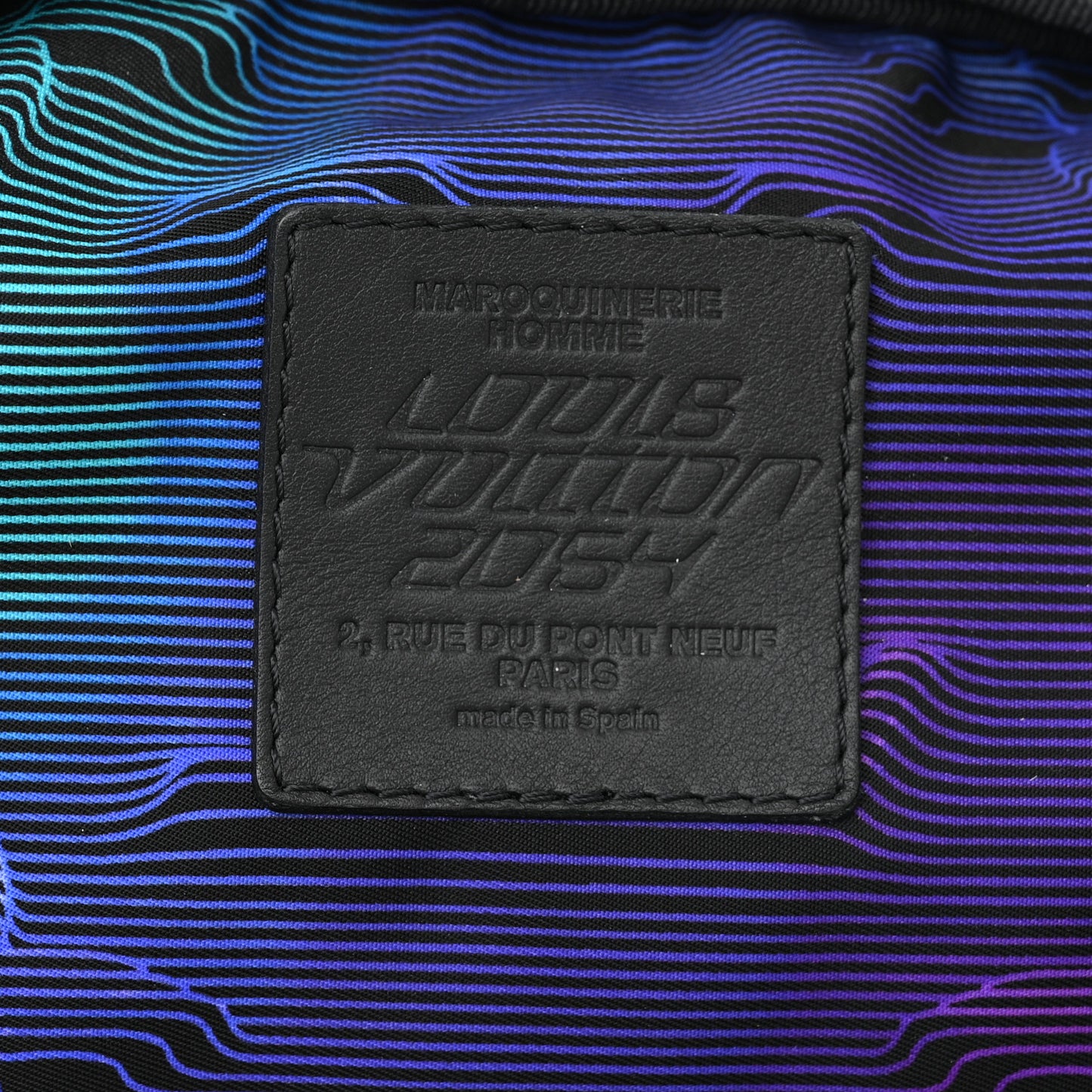 Monogram 3D 2054 Mountain Backpack Grey Black Rainbow