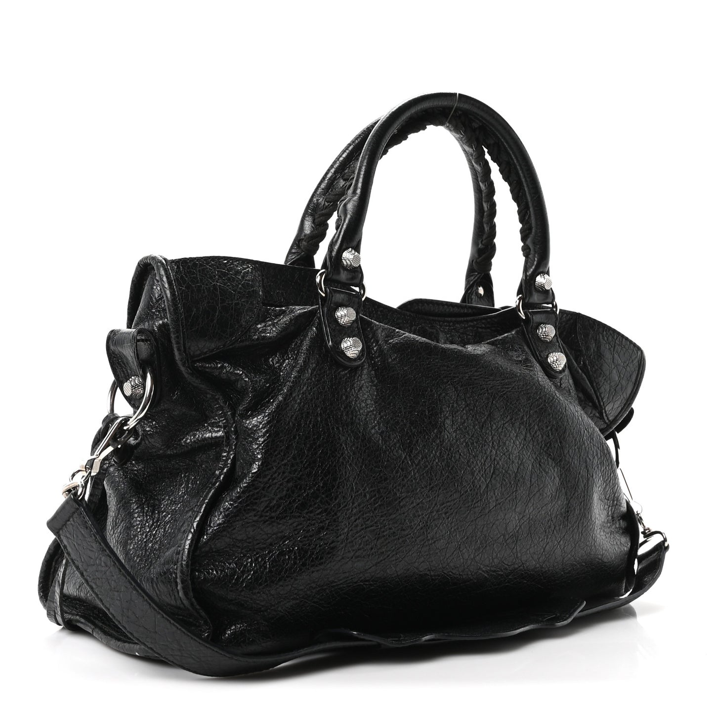 Agneau Giant 12 Silver Hardware City Black