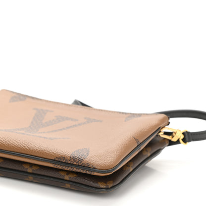 Louis Vuitton Reverse Monogram Giant Double Zip Pochette 8 of 9