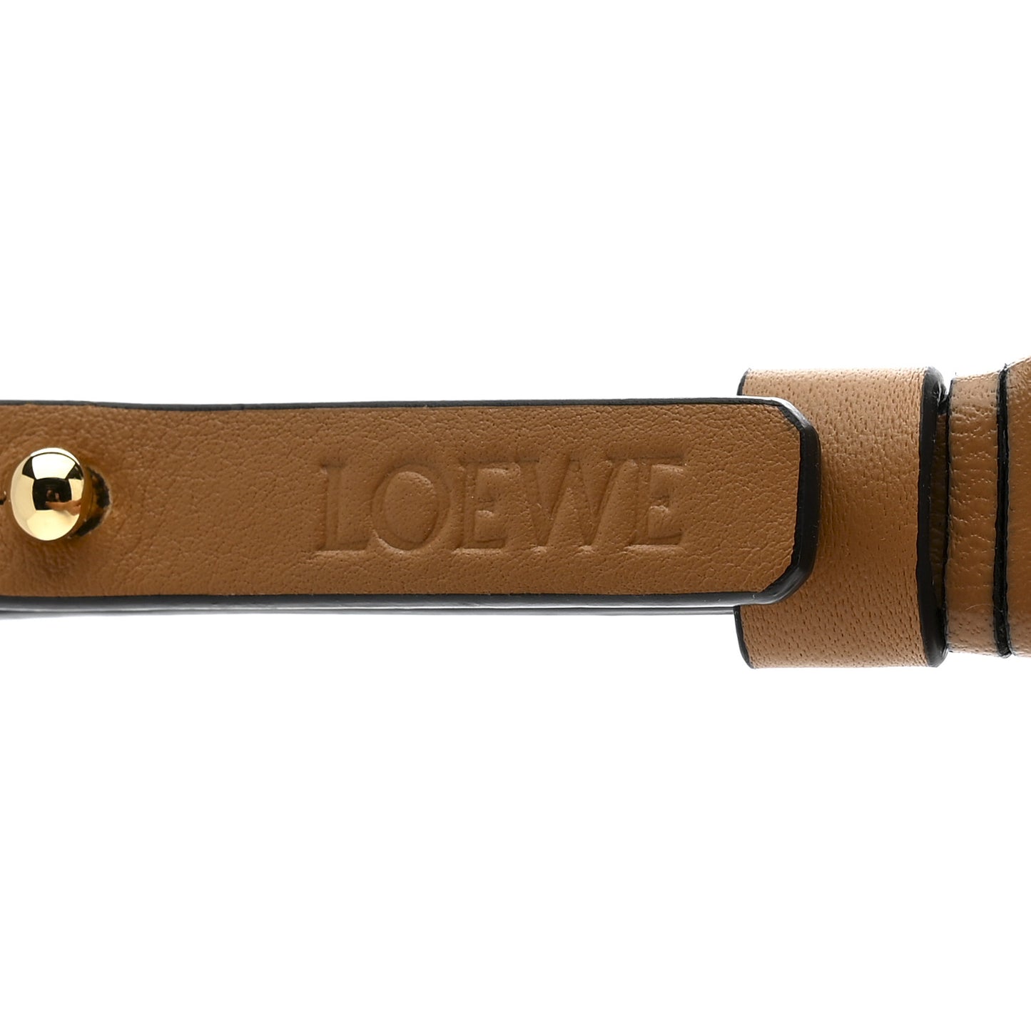 Calfskin Arrow Short Strap Brown