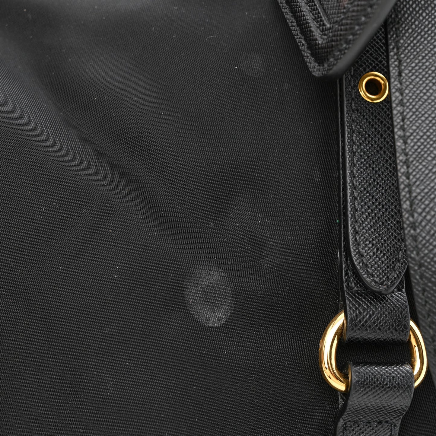 Tessuto Nylon Saffiano Tote Black