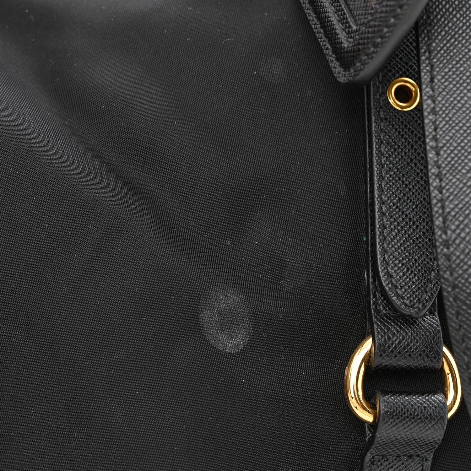Prada Tessuto Nylon Saffiano Tote Black 12 of 12