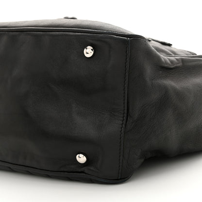 Chanel Lambskin Camellia No. 5 Shoulder Bag Black 10 of 16