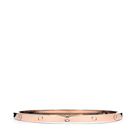 Cartier 18K Pink Gold Small LOVE Bracelet 17 2 of 4