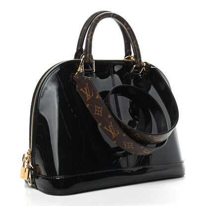 Louis Vuitton Patent Monogram Alma PM Black 3 of 9