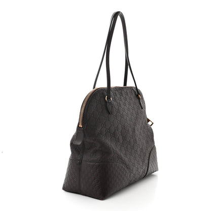 Gucci Guccissima Medium Bree Shoulder Bag Chocolate 3 of 12