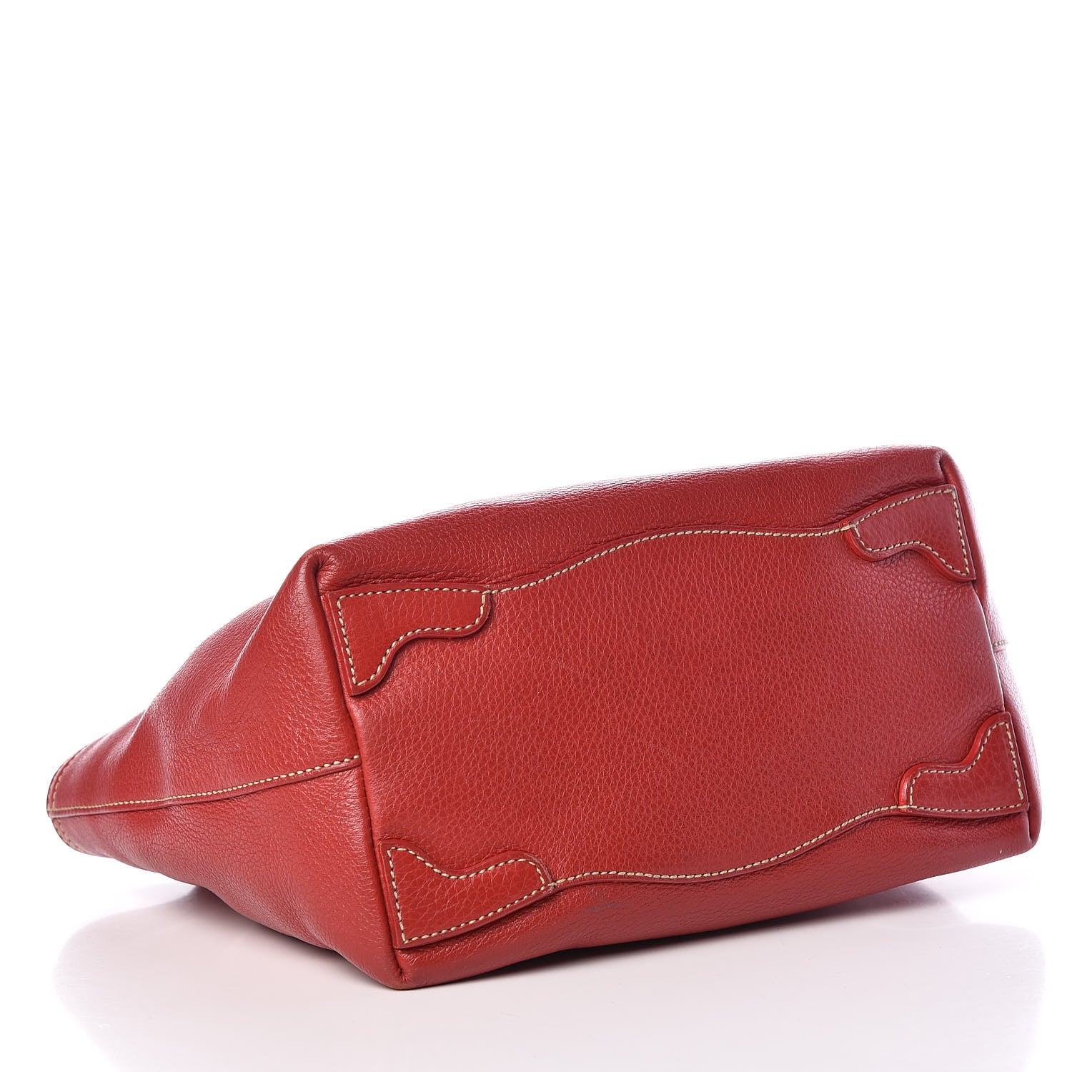 Prada Vitello Daino Rope Mini Tote Rosso 4 of 13