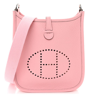 Hermes Taurillon Clemence Evelyne TPM Rose Sakura 1 of 11