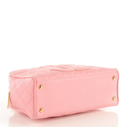 Chanel Caviar Quilted Small Bowler Pink 4 of 12