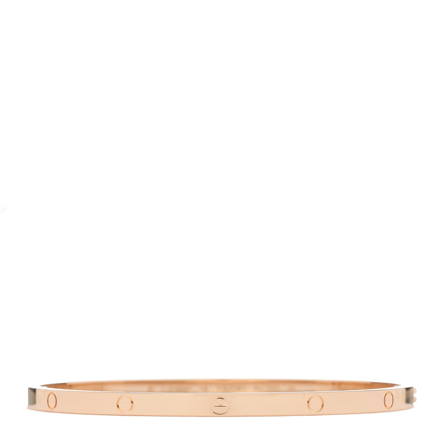 Cartier 18K Pink Gold Small LOVE Bracelet 18 1 of 8