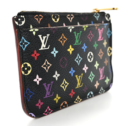 Louis Vuitton Monogram Multicolor Key Pouch Black Grenade 3 of 14
