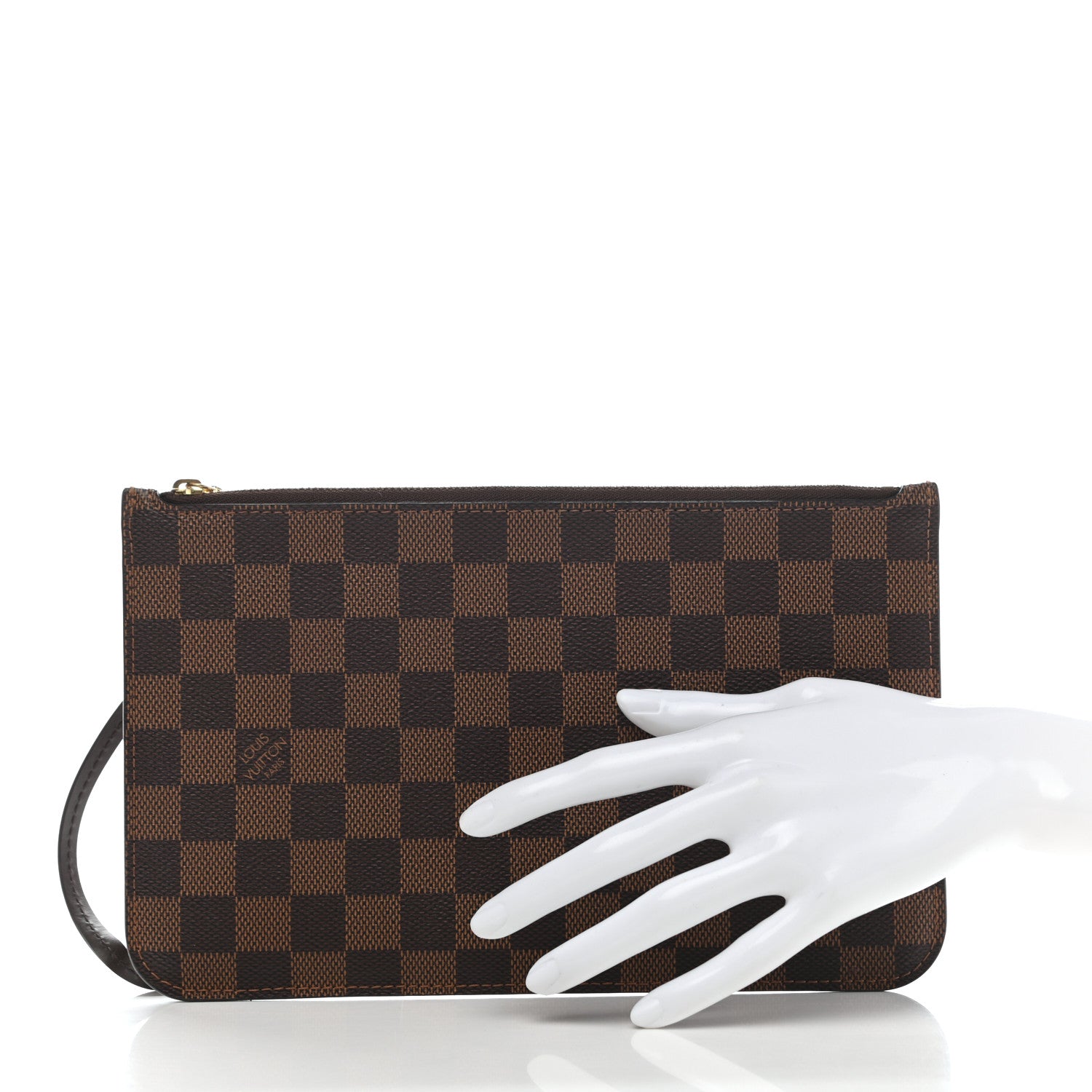 Louis Vuitton Damier Ebene Neverfull MM GM Pochette 2 of 7