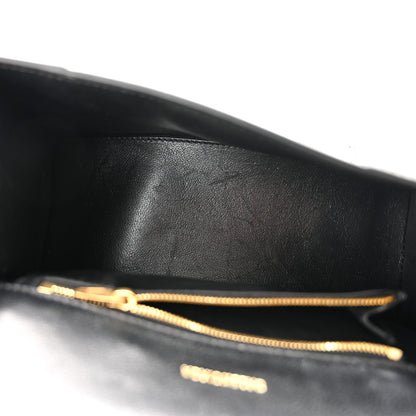 Balenciaga Shiny Box Calfskin Small Hourglass Top Handle Bag Black 5 of 10