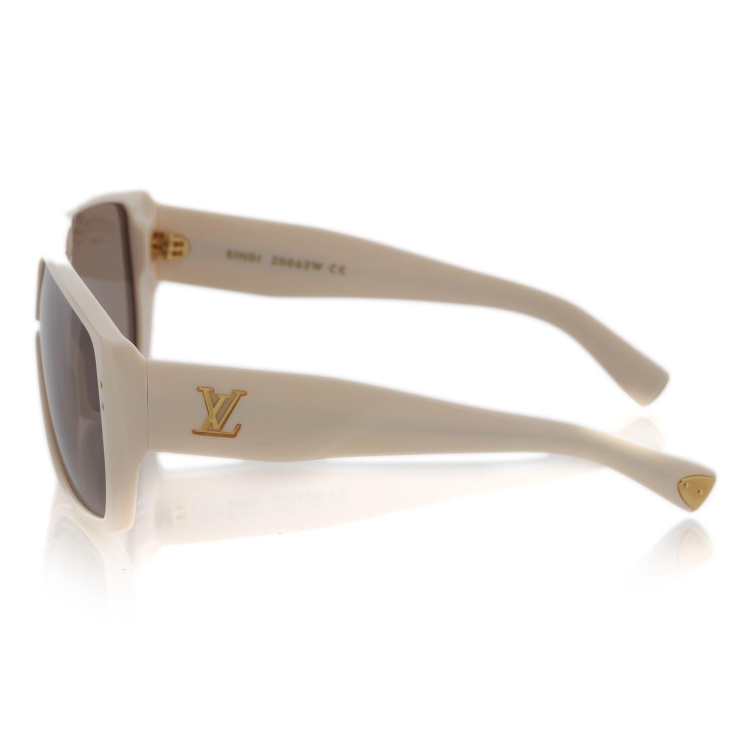 Louis Vuitton Acetate Amethyst Bindi Sunglasses Ivory RARE 2 of 10