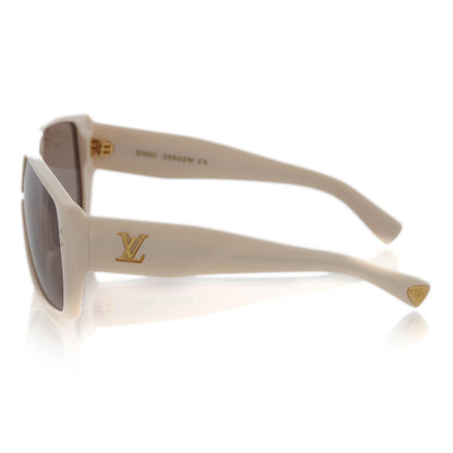 Louis Vuitton Acetate Amethyst Bindi Sunglasses Ivory RARE 2 of 10