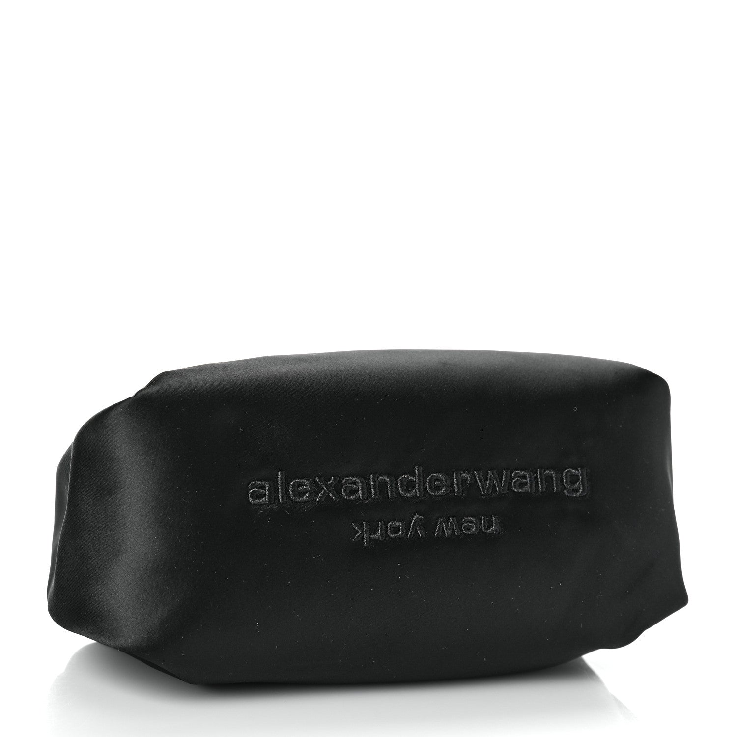 Alexander Wang Satin Mini Scrunchie Bag Black 4 of 8