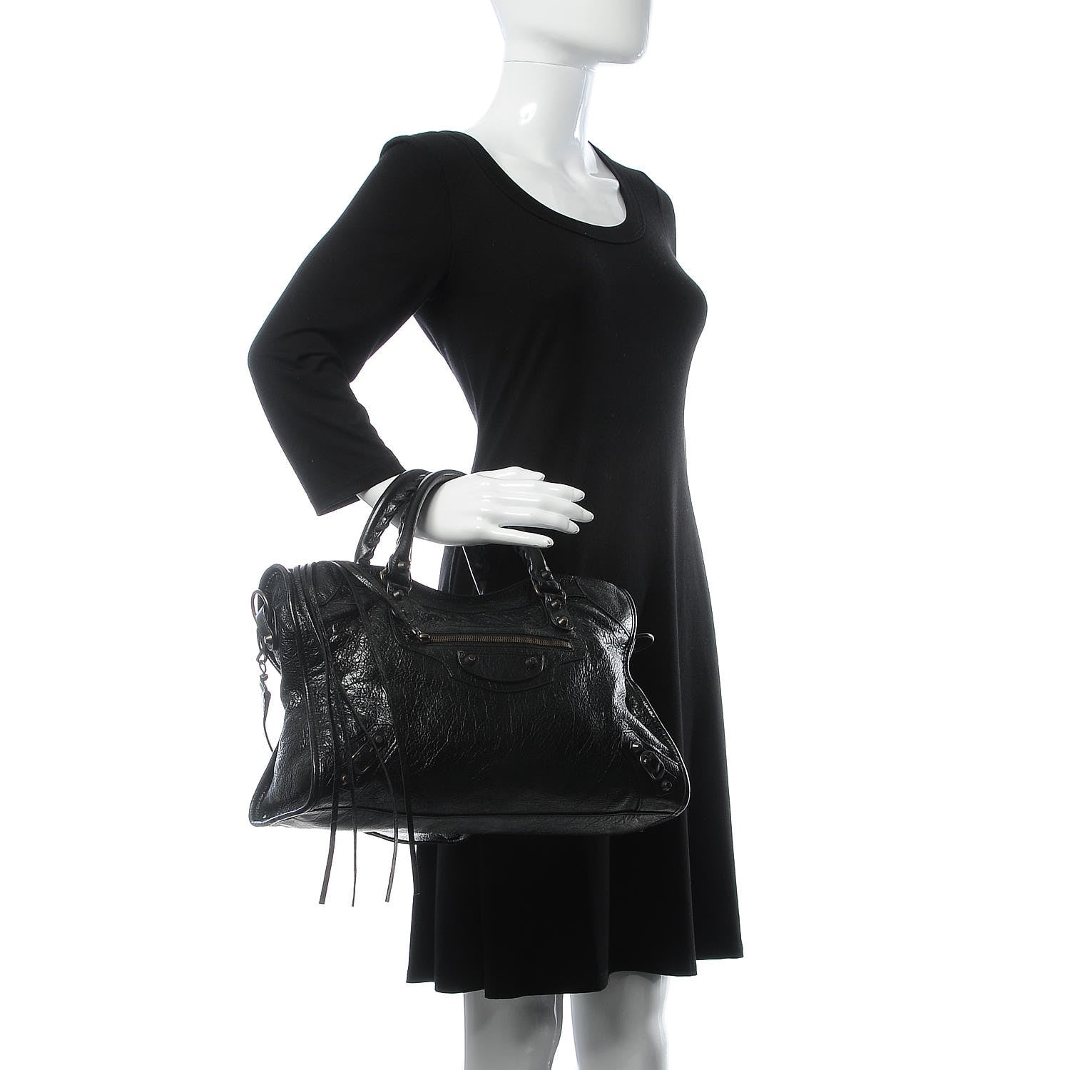 Balenciaga Agneau Classic Hardware City Black 2 of 8