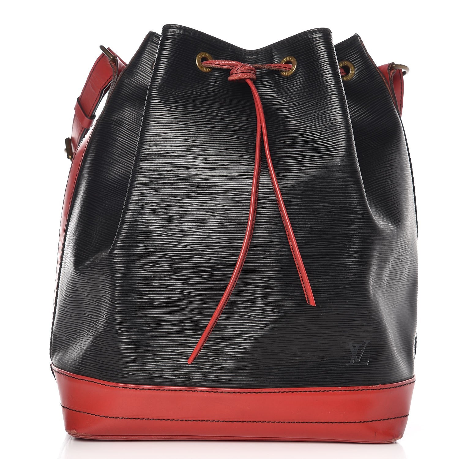 Louis Vuitton Epi Noe Black Red 1 of 11
