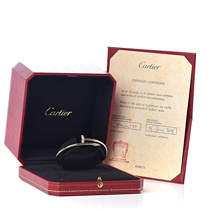 Cartier 18K Yellow Gold Diamond Juste Un Clou Bracelet 17 5 of 5