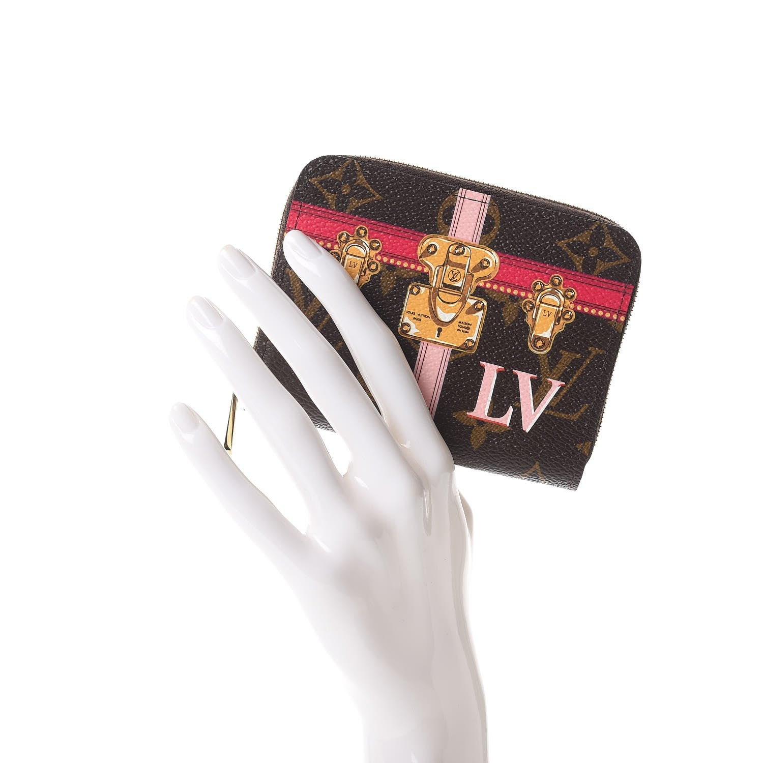 Louis Vuitton Monogram Summer Trunks Zippy Coin Purse 2 of 8