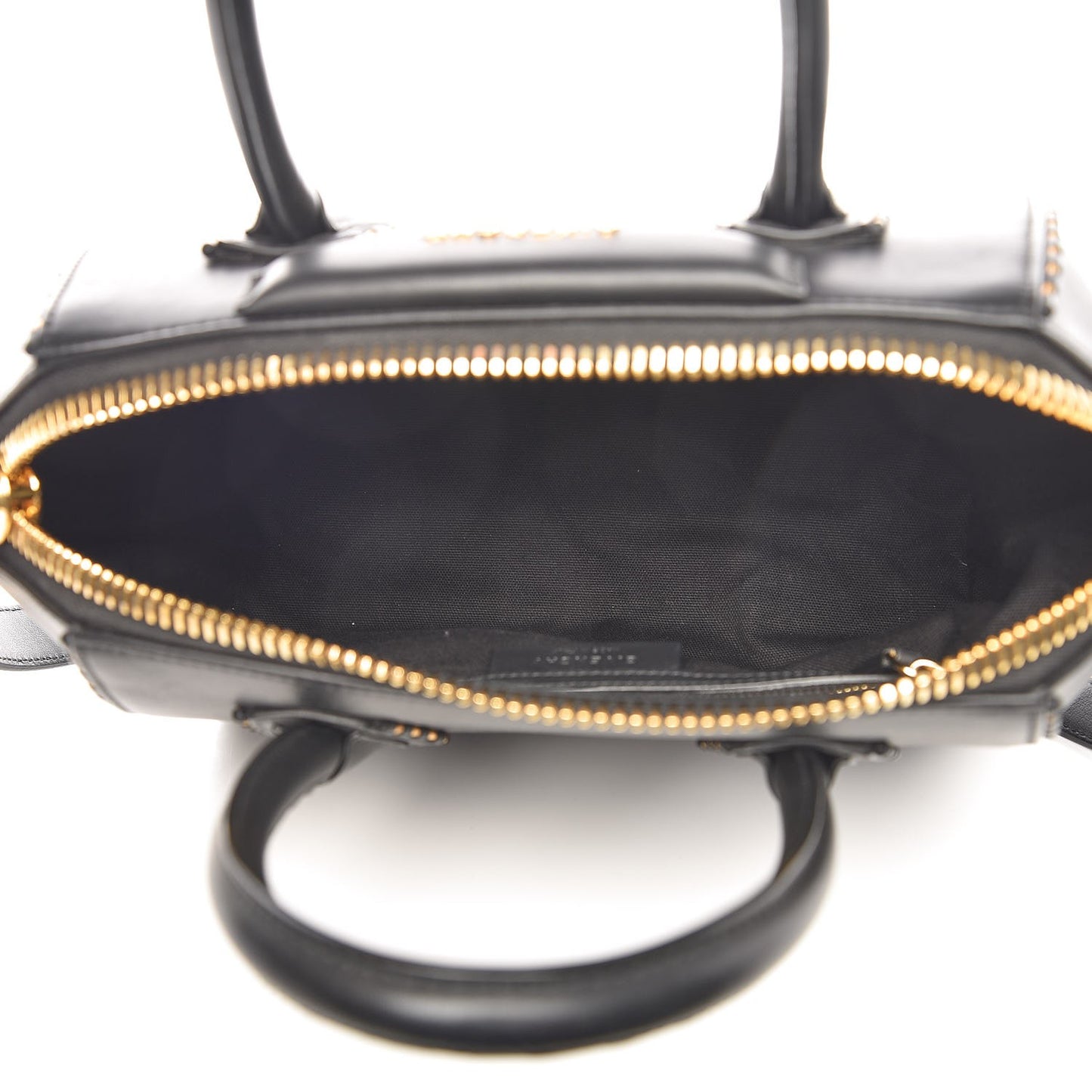 Calfskin Chain Detail Small Antigona Black