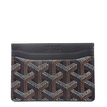 Goyard Goyardine Saint Sulpice Card Holder Black 1 of 6