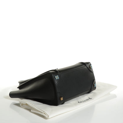 Celine Smooth Calfskin Micro Luggage Black 4 of 8