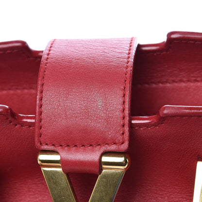 Saint Laurent Calfskin Small Classic Y Cabas Rouge Orient 18 of 20