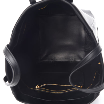 Balenciaga Calfskin Large Laundry Cabas Tote Black 5 of 12