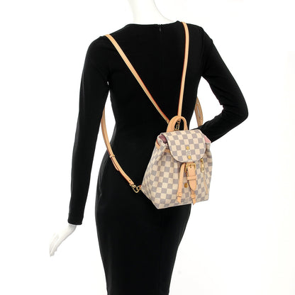 Louis Vuitton Damier Azur Sperone BB Backpack 2 of 8