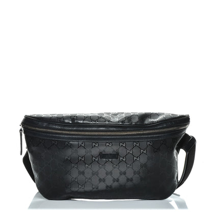 Gucci Imprime Monogram Belt Bag Black 1 of 7