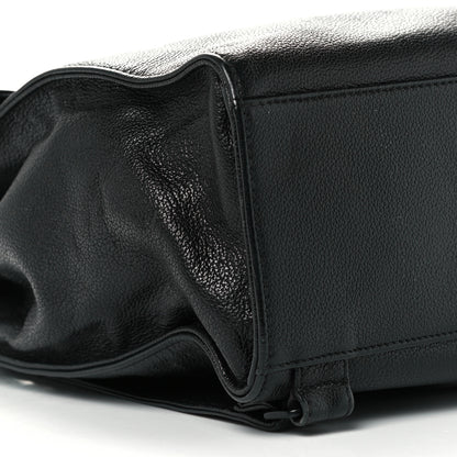 Chanel Grained Calfskin CC Backpack Black 9 of 10