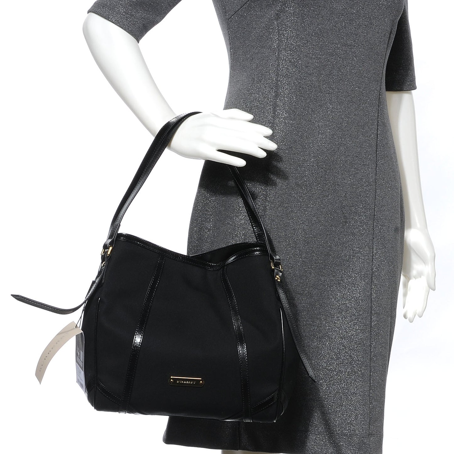 Canvas Canterbury Tote Small Black