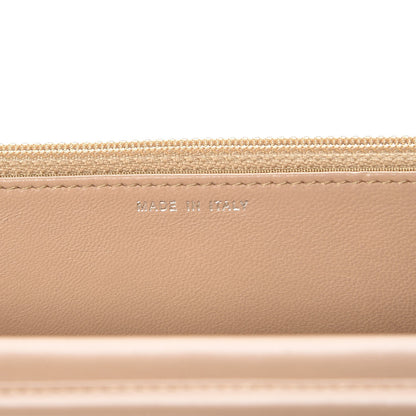 Chanel Calfskin Diamond Stitch Wallet On Chain WOC Beige 7 of 10