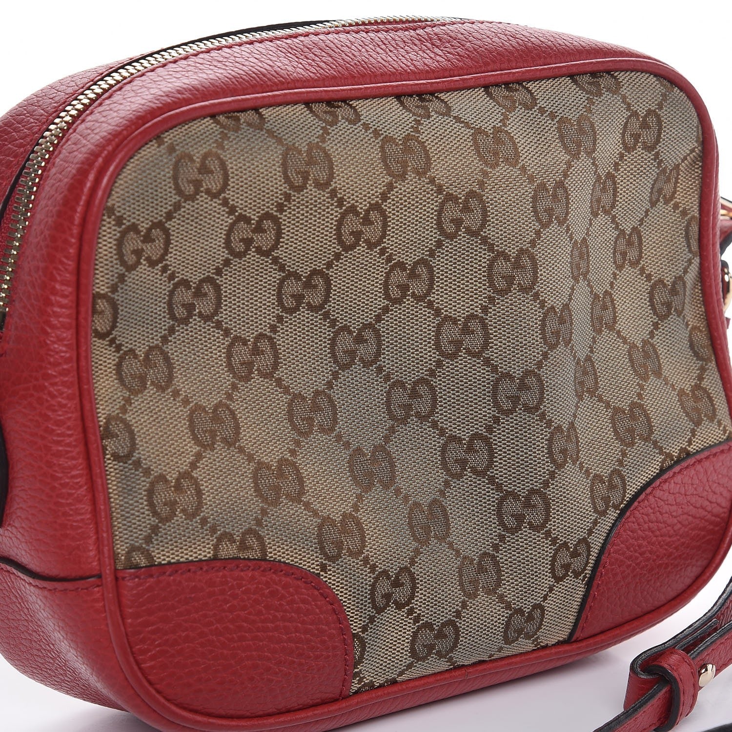 Gucci Monogram Mini Bree Messenger Bag Red 9 of 9