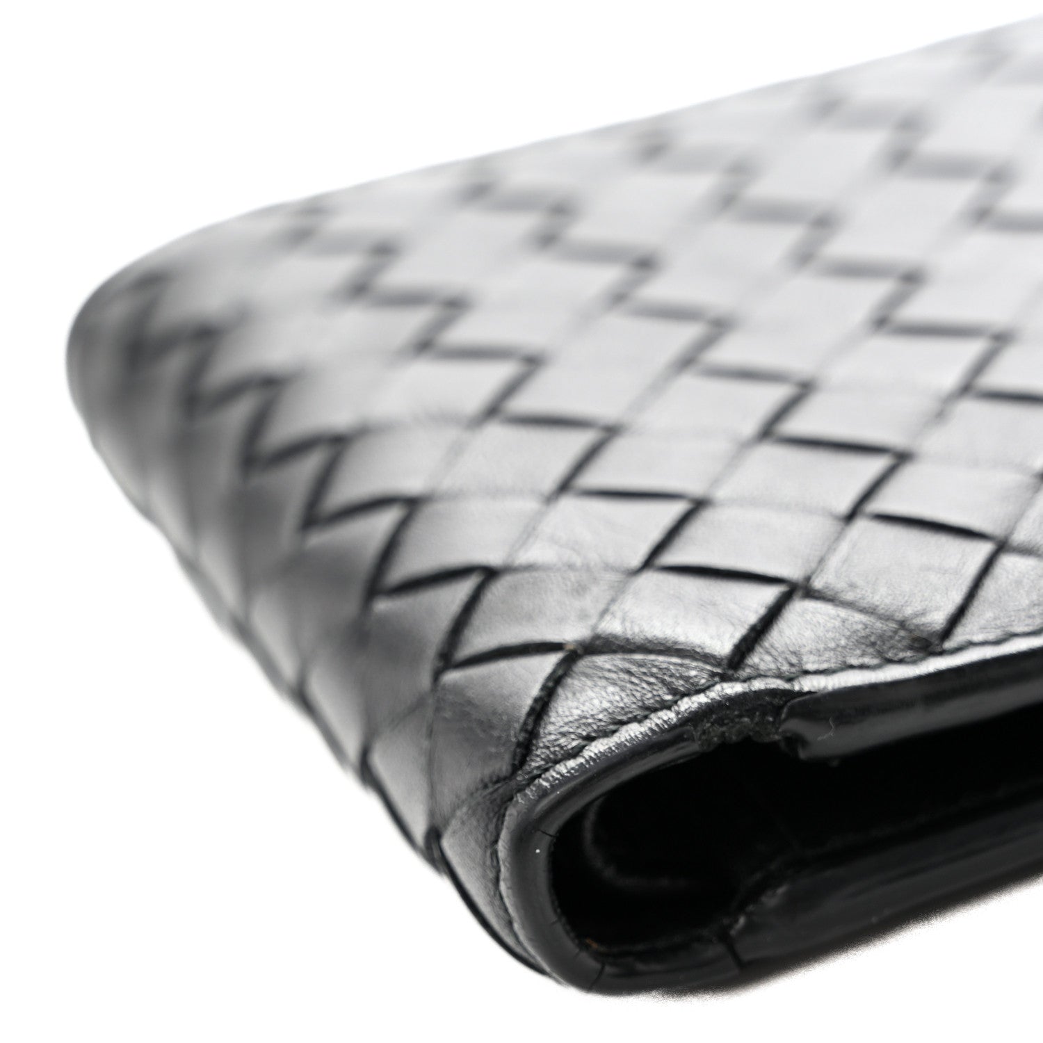 Bottega Veneta Nappa Intrecciato Bi-Fold Wallet Black 8 of 9
