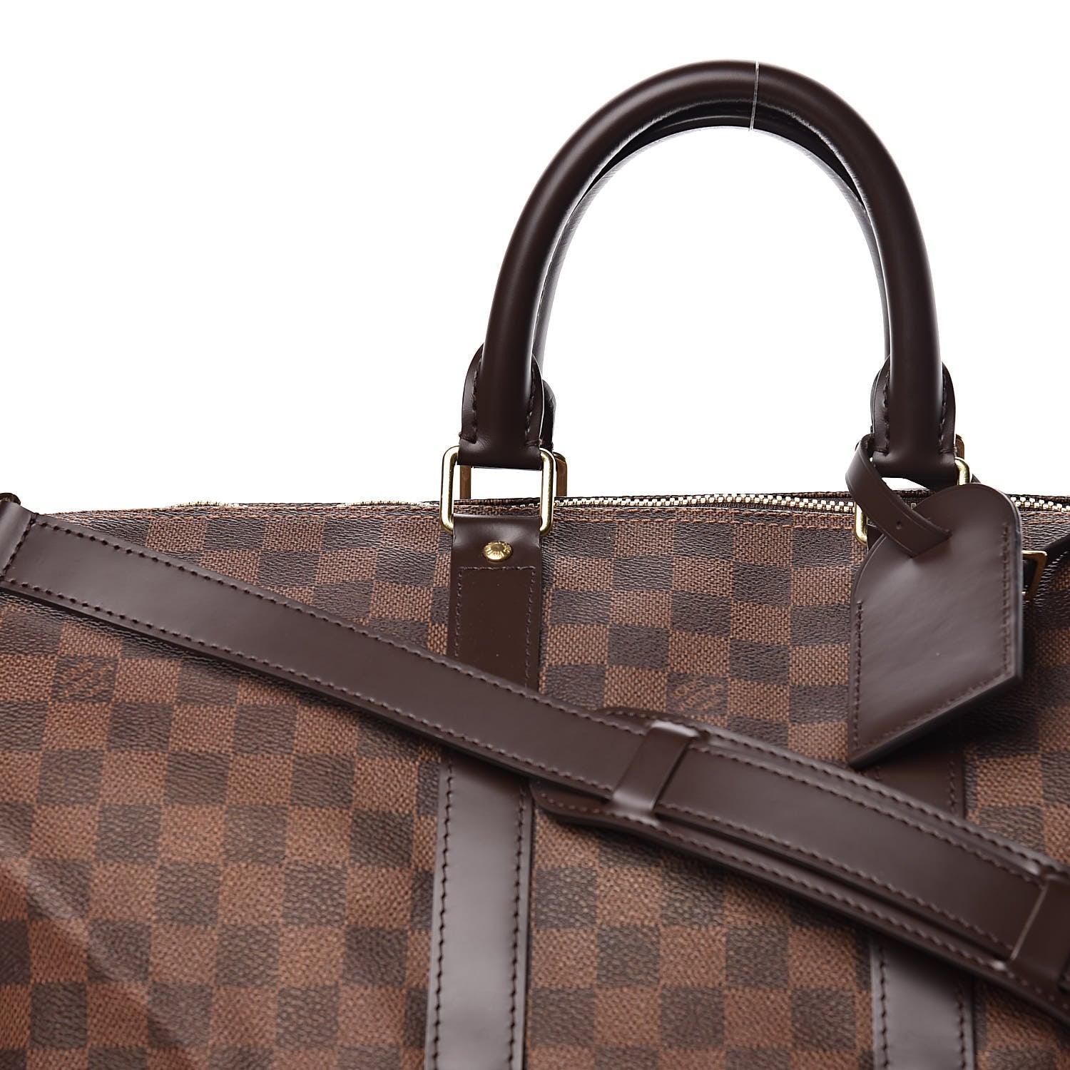 Louis Vuitton Damier Ebene Keepall Bandouliere 45 10 of 10