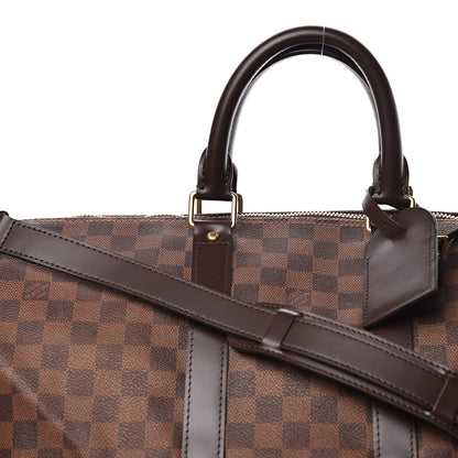 Louis Vuitton Damier Ebene Keepall Bandouliere 45 10 of 10