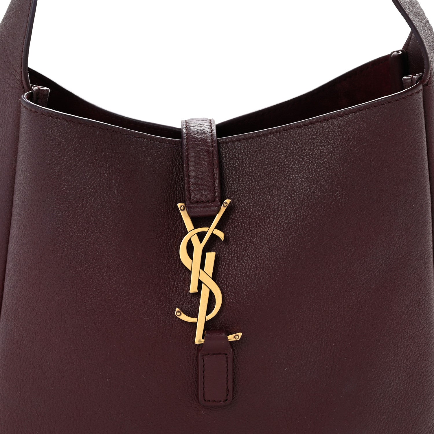 Saint Laurent Smooth Calfskin Small Le 5 A 7 Soft Hobo Rouge Legion 8 of 15