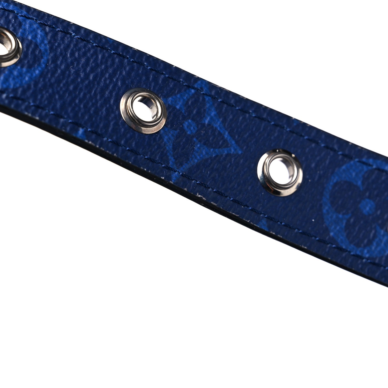 Louis Vuitton Taiga Monogram Eclipse Keepall Bandouliere 50 Pacific Blue 13 of 13