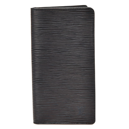 Louis Vuitton Epi Porte Valeurs Checkbook Wallet Black 1 of 7