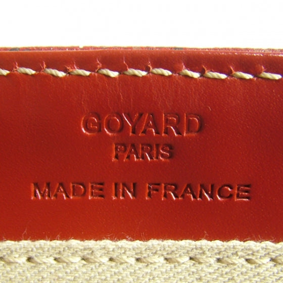 Goyard Chevron Toile Marie Galante PM Red 8 of 10